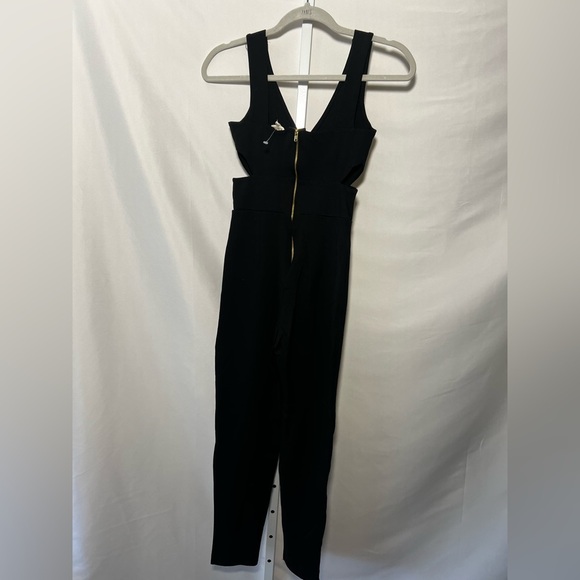 Rolla Coster Black Sleeveless Jumpsuit with V-Neck - Picture 3 of 6